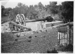 primitive water wheel
