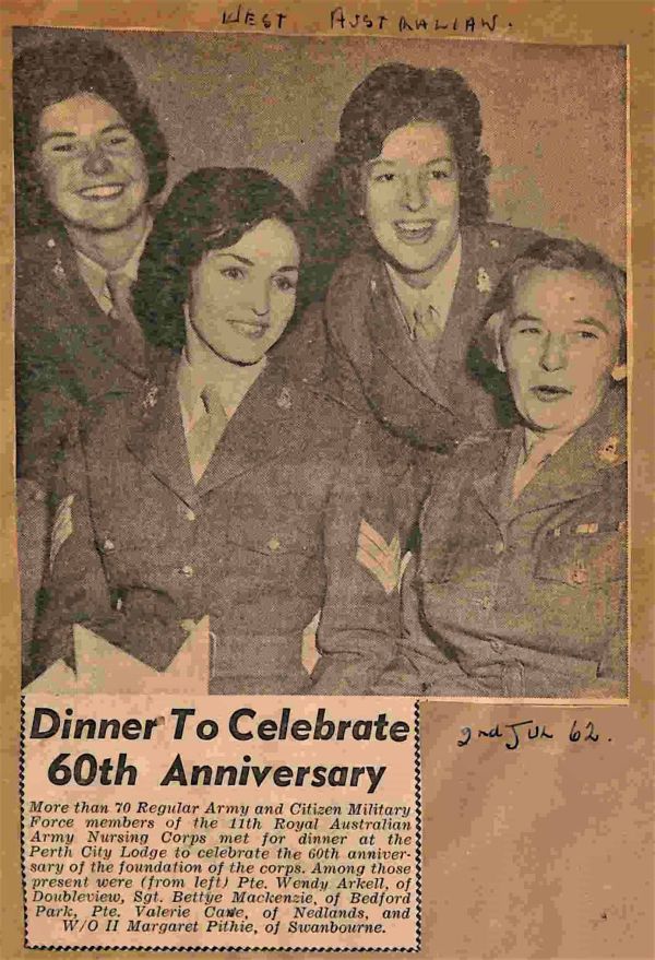 1962 Wendy Arkell, Bettye Mackenzie,Valerie Cave, Margaret Pithie