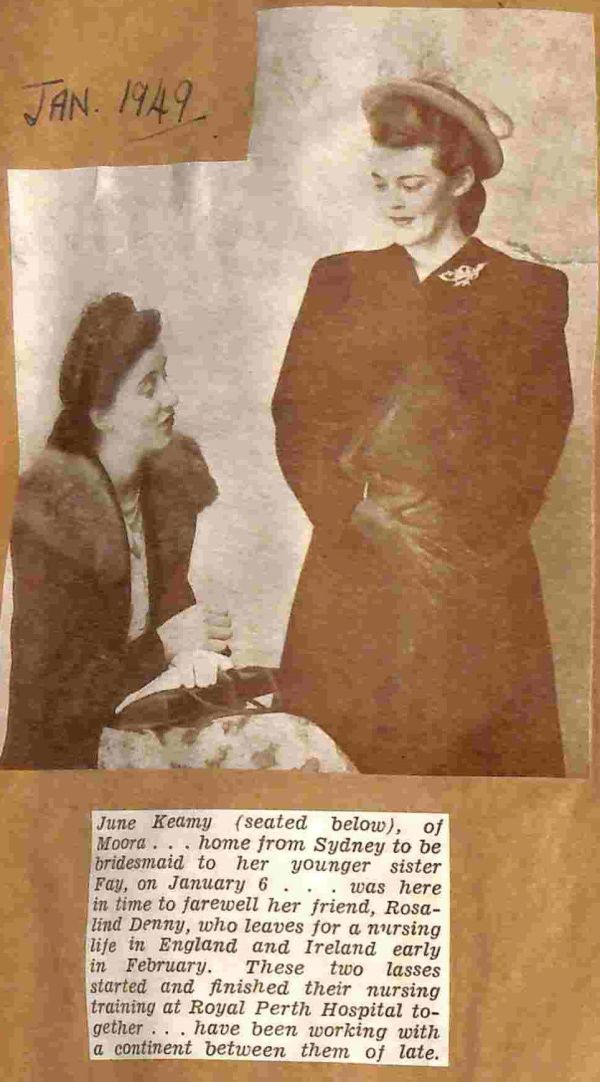 1949 June Keamy, Rosalind Denny