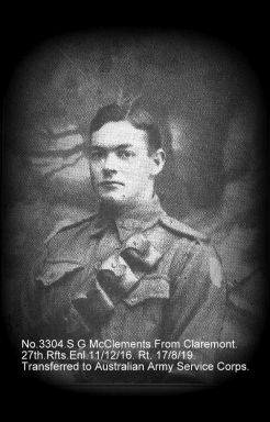 McCLEMENTS, Samuel George - 3304