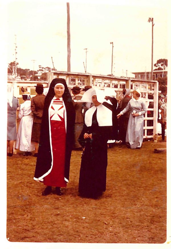 1967 Fashion parade of nursing uniforms throughout the eras.