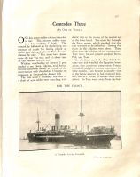 Comrades Three. A troopship leaving Fremantle.