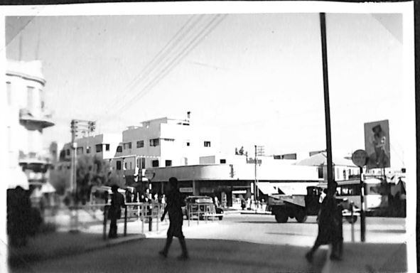 a view along Ben Yahudi Street, Tel-Aviv