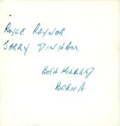 Royce Raynor, Jerry Dinham, both killed in Burma