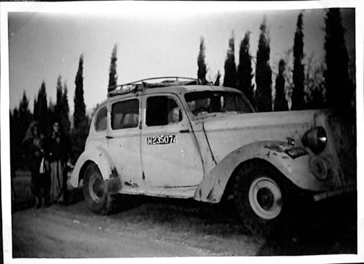 a Humber pool car I was driving for a while at Gaza